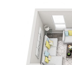 One Bedroom Floor Plan - A6 One Bedroom Floor Plan - A6